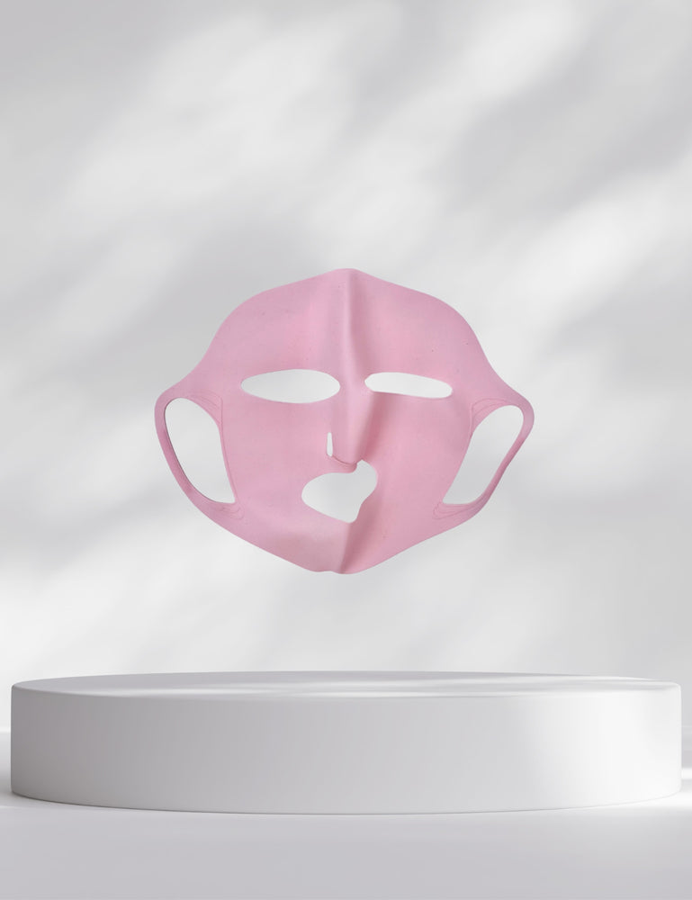 Lengbox Reusable Silicone Face Mask (Pink / White)