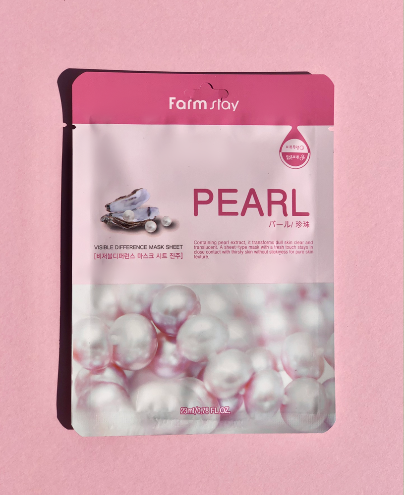 FARM STAY Pearl Visible Difference Mask Sheet Lengbox