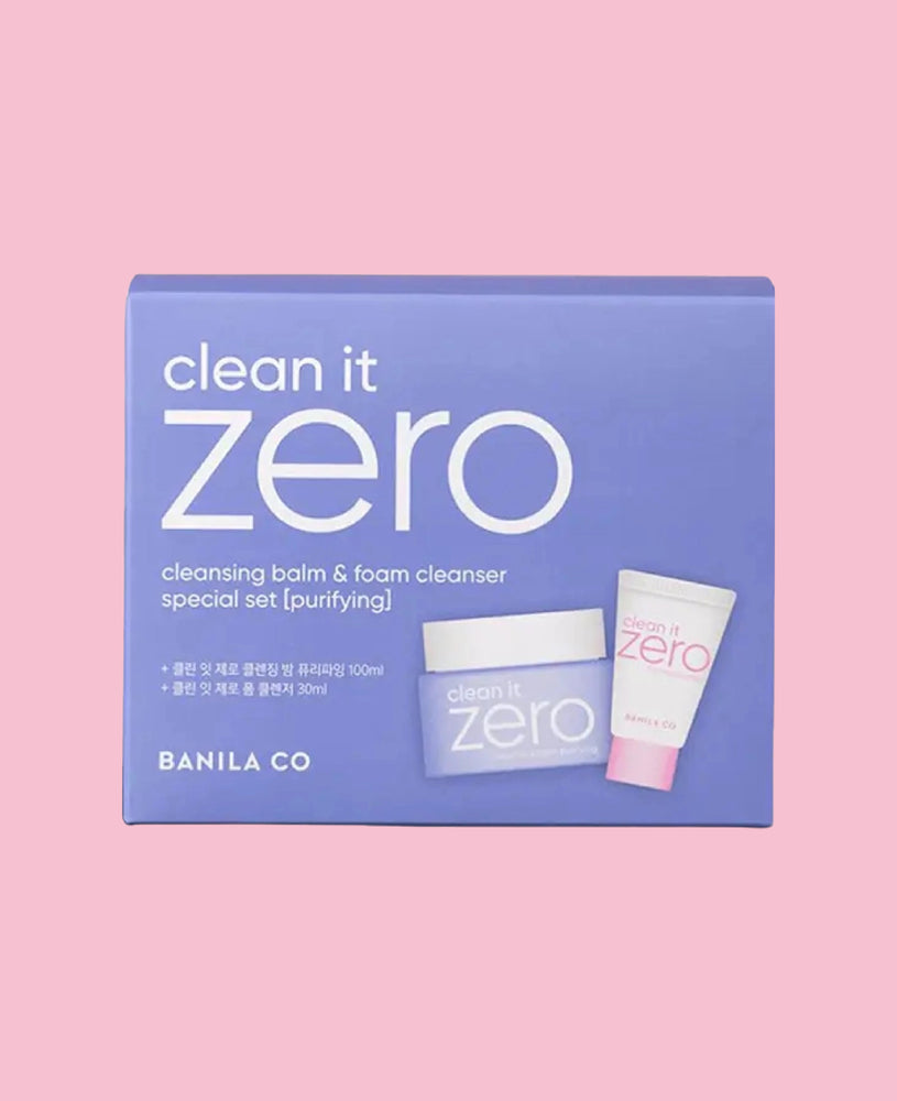 gift set BANILA CO Clean it Zero Cleansing Balm Purifying 100ml + Cleansing foam 30ml black friday deal cyber monday