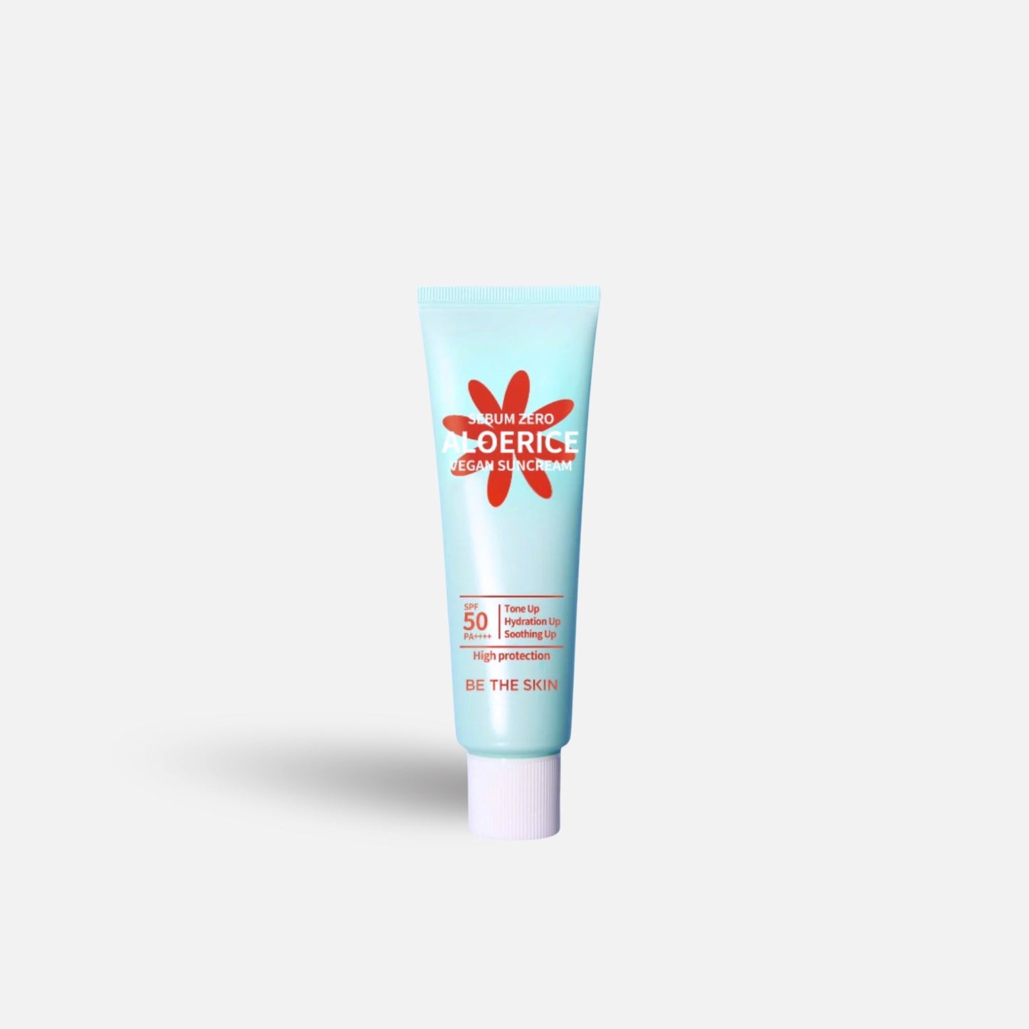 Korean skincare for oily and acne-prone skin — BE THE SKIN Sebum Zero Aloerice SPF50+ sun cream from Lengbox