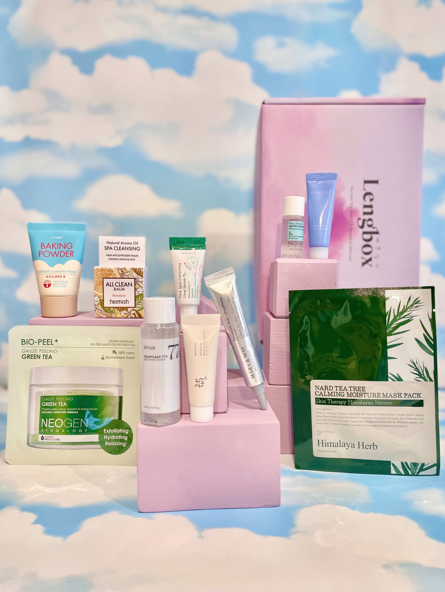 Lengbox 10 Step Korean skincare routine set