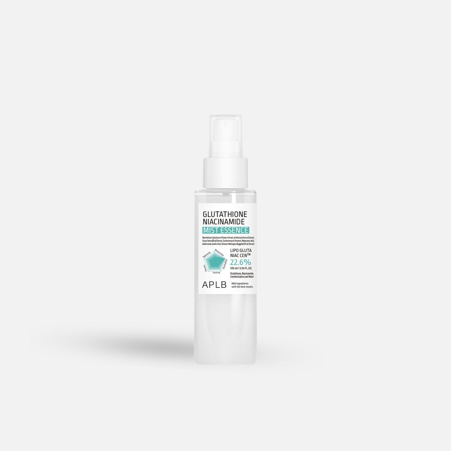 APLB Glutathione Niacinamide Mist Essence 105 ml | Brightening & Hydrating  Korean Facial Mist