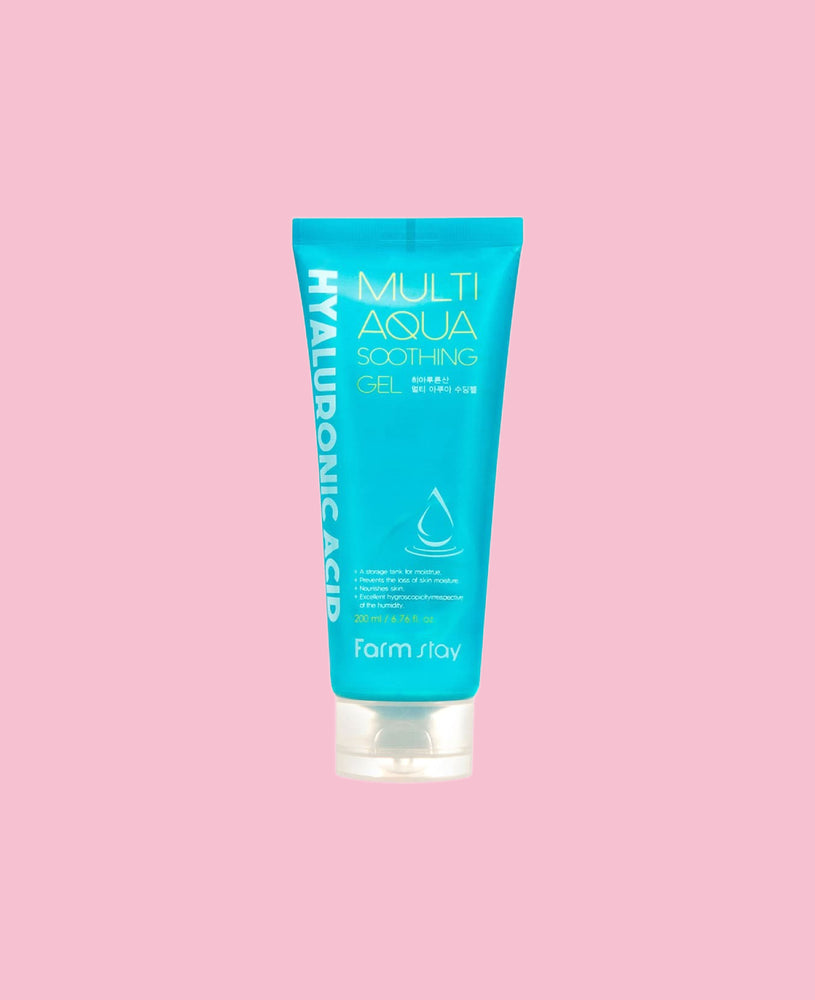 
            
                Load image into Gallery viewer, FARM STAY Hyaluronic Acid Multi Aqua Soothing Gel 200ml
            
        