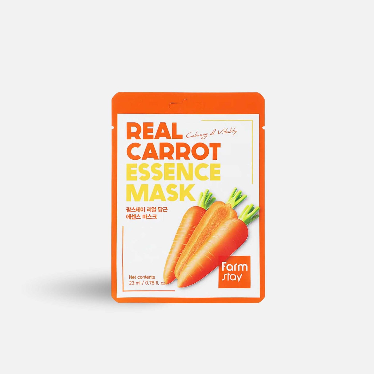 FARMSTAY Real Carrot Essence Mask