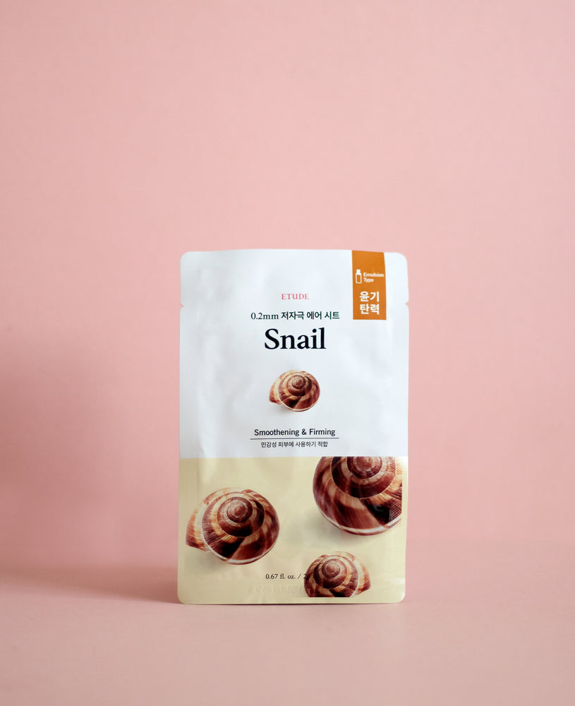 ETUDE HOUSE Snail Smooth & Firm 0.2mm Sheet Mask