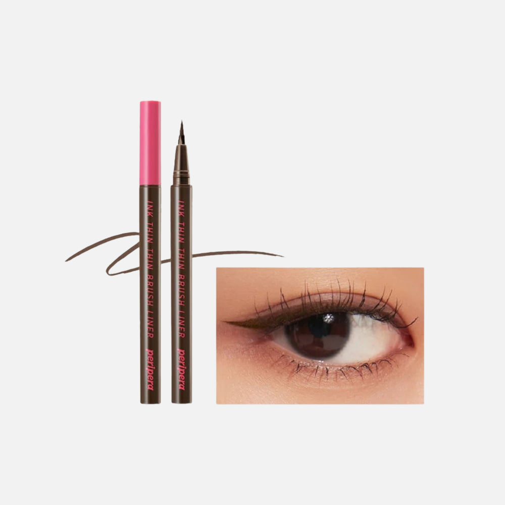 PERIPERA Ink Thin Thin Brush Liner 02 Brown Film