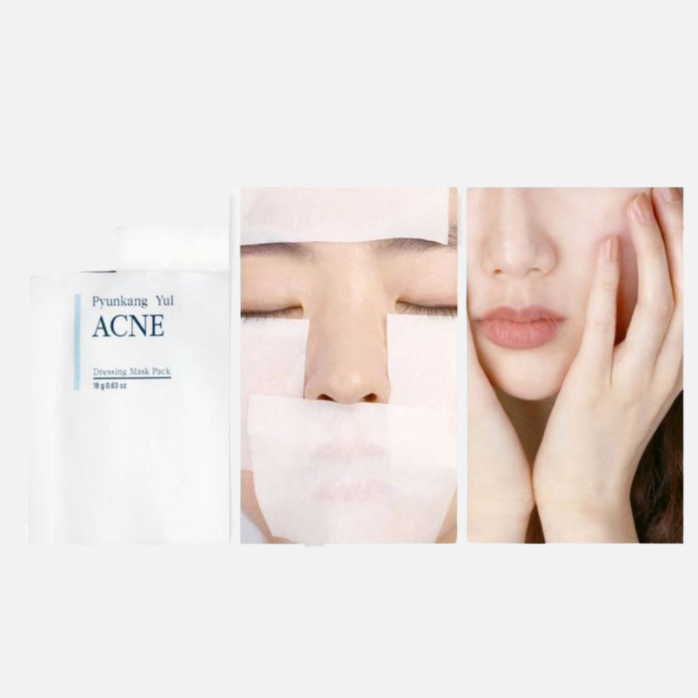 PYUNKANG YUL ACNE Facial Cleanser 120ml + Spot Patch + Acne Dressing Mask Set