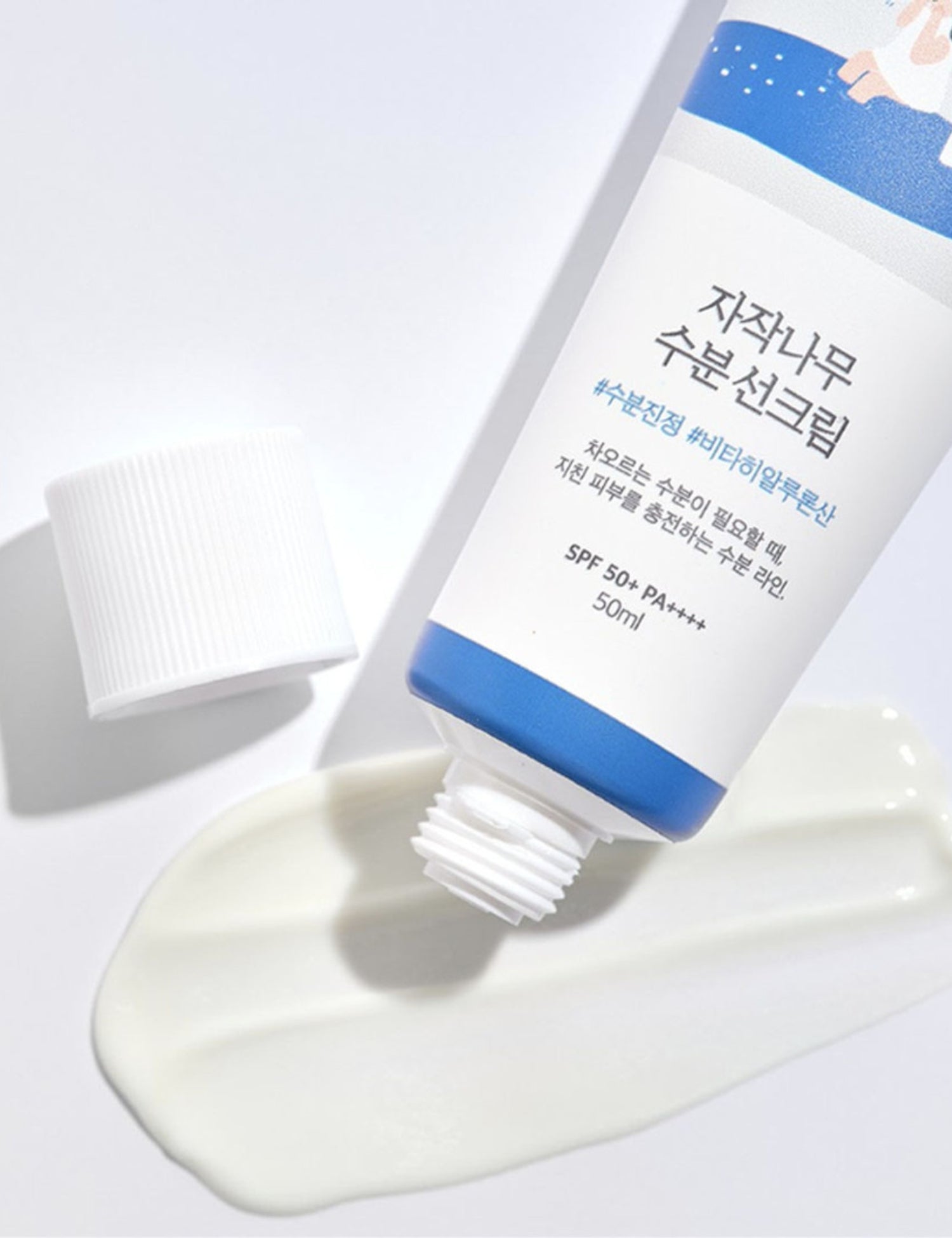 ROUND LAB Birch Juice Moisturizing Sun Cream 50ml swatch