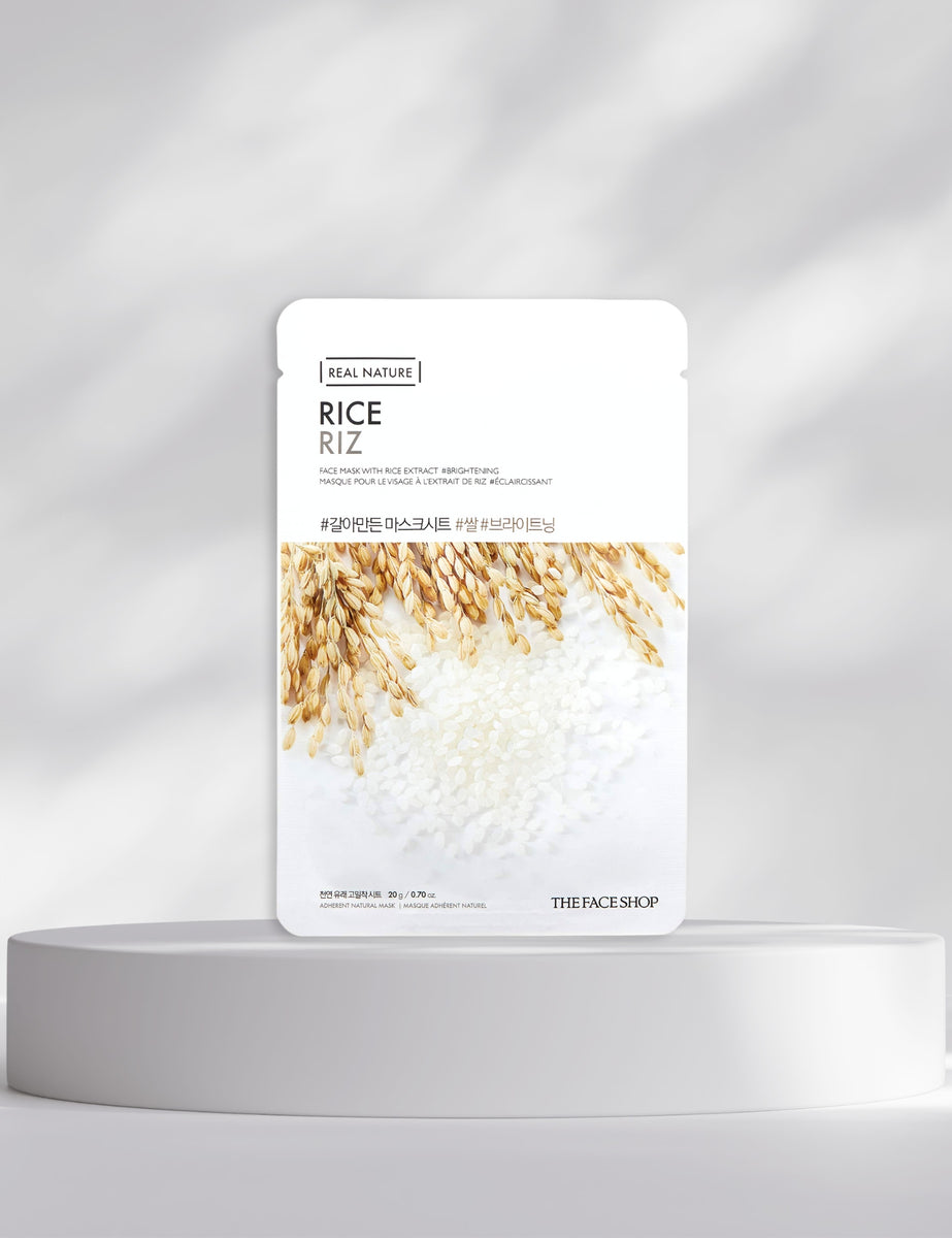 THE FACE SHOP Natural Mask Rice Sheet Mask 20g | Sheet Mask | LENGBOX ...