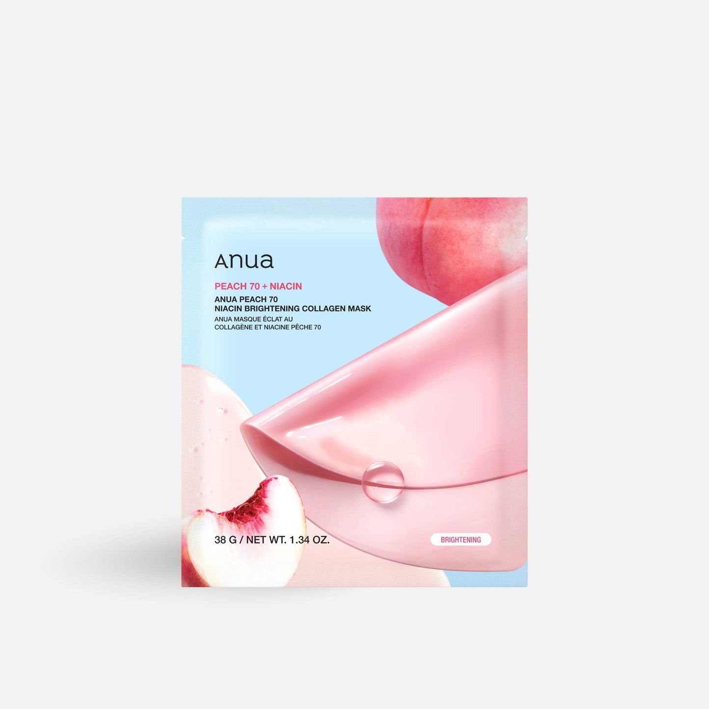 ANUA Peach 70 Niacin Brightening Collagen Mask