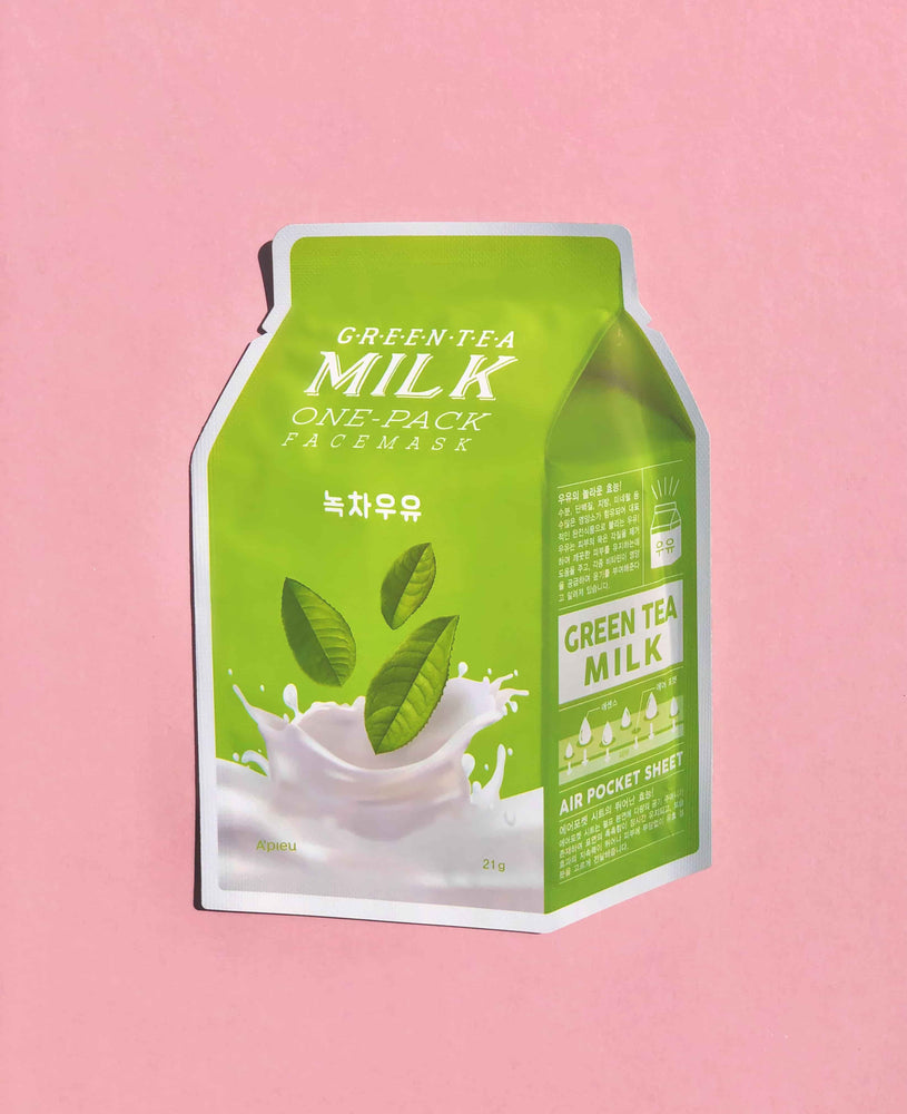 A'PIEU Green Tea Milk One-Pack Sheet Mask