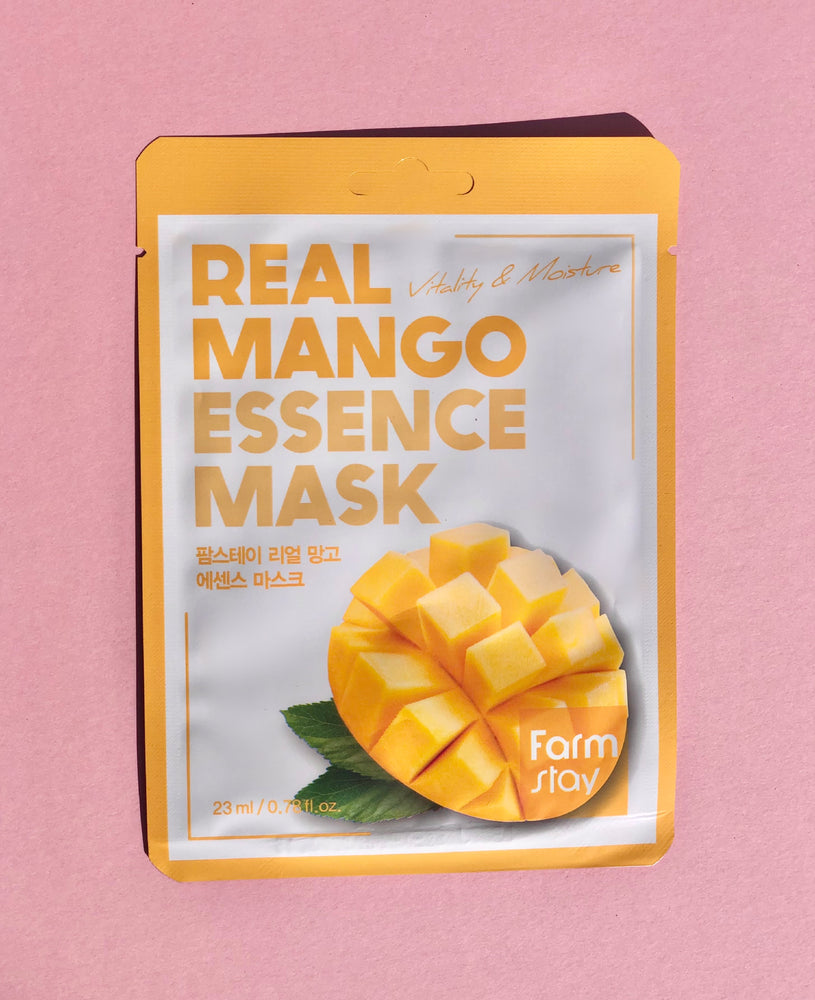 FARM STAY Real Mango Essence Mask Vitality & Moisture Sheet Mask Lengbox