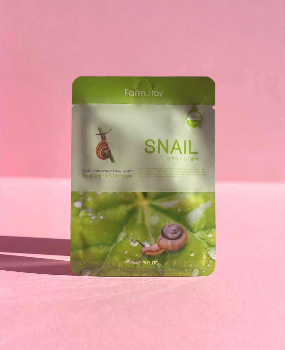 Farmstay Visible Difference Snail Mask Sheet 23ml 1pc