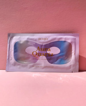 
            
                Load image into Gallery viewer, PETITFEE Aura Quartz Hydrogel Eye Zone Mask – Iridescent Lavender
            
        
