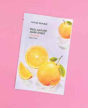 NATURE REPUBLIC Orange Real Nature Sheet Mask
