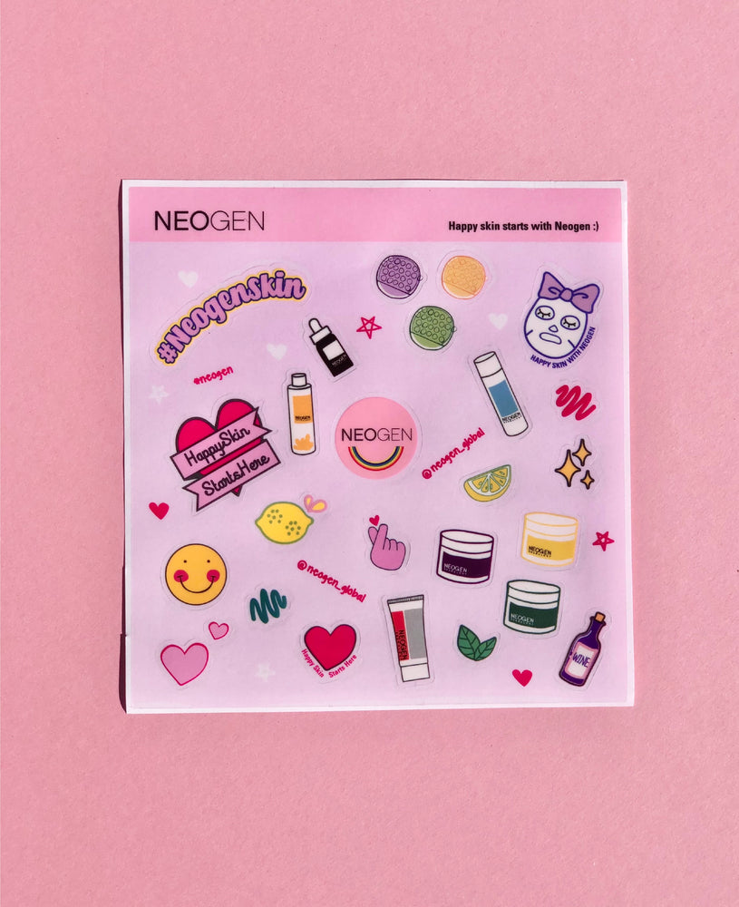 NEOGEN Happy Skin Starts with Neogen Sticker Set