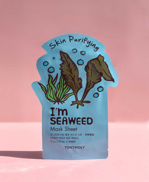 
            
                Load image into Gallery viewer, TONYMOLY I&amp;#39;m REAL Seaweed Mask Sheet Skin Purifying
            
        