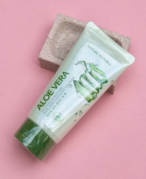 
            
                Load image into Gallery viewer, NATURE REPUBLIC Aloe Vera Soothing &amp;amp; Moisture Cleansing Gel Foam 150ml LENGBOX
            
        